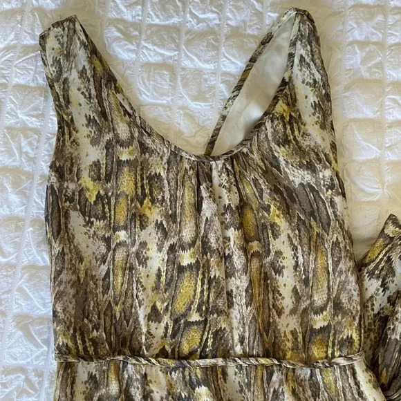 Rare Jenni Kanye silk snakeskin maxi dress - Picture 2 of 10